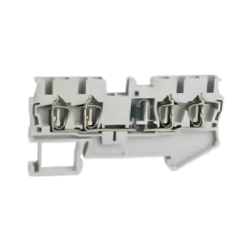 JWD2-2.5a/2-2LA Spring Cage Terminal Block with Diode Installed in Center