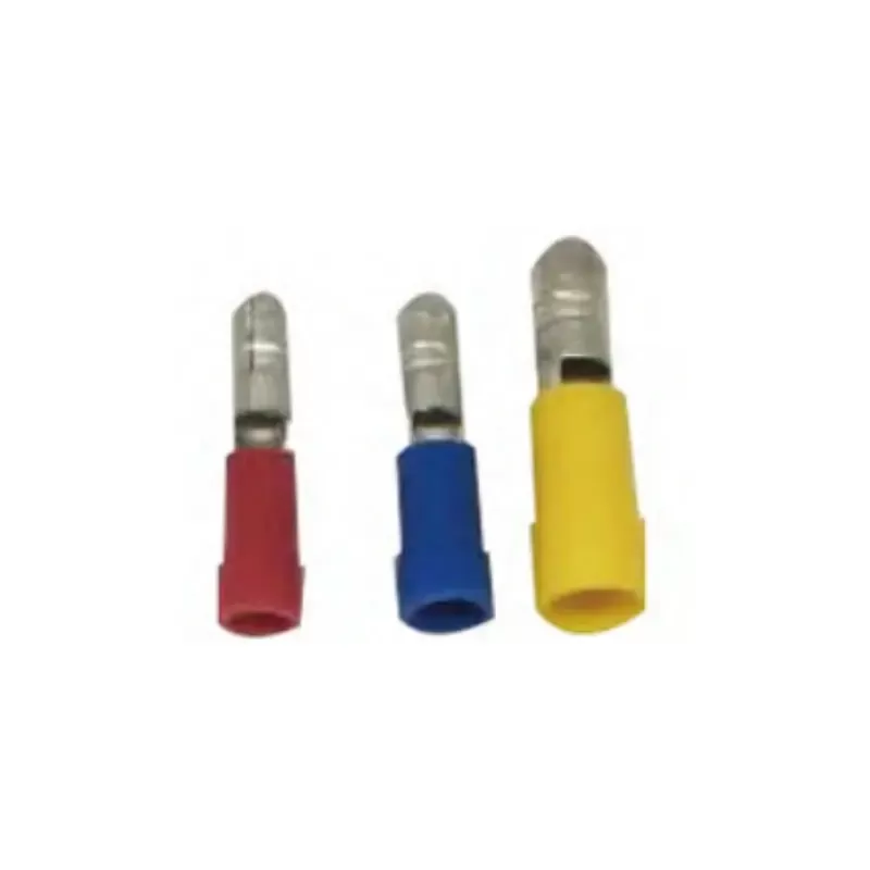 Easy-entry Bullet Male Fully-insulated cable lug