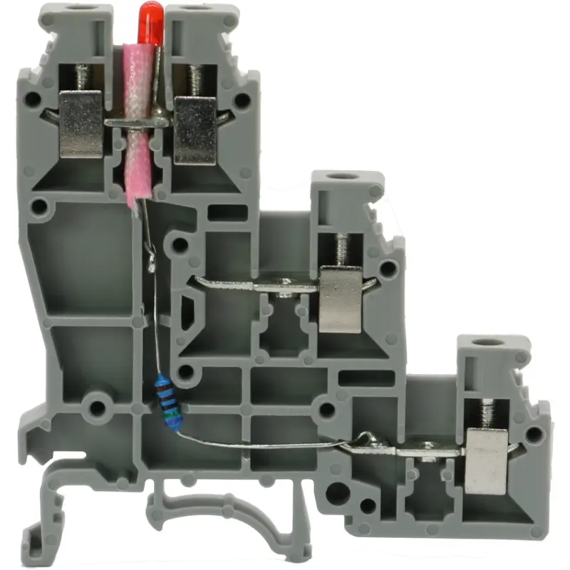 JWD1-2.5B/3CG-LED…/U-O Screw Type Three-Layer Sensor Din Rail TB