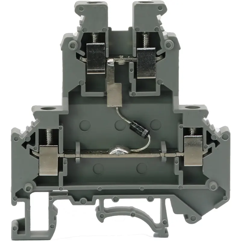 JWD1-4/2 DT/S-X Screw Type Double Layer Unidirectional Conducting Din-Rail TB