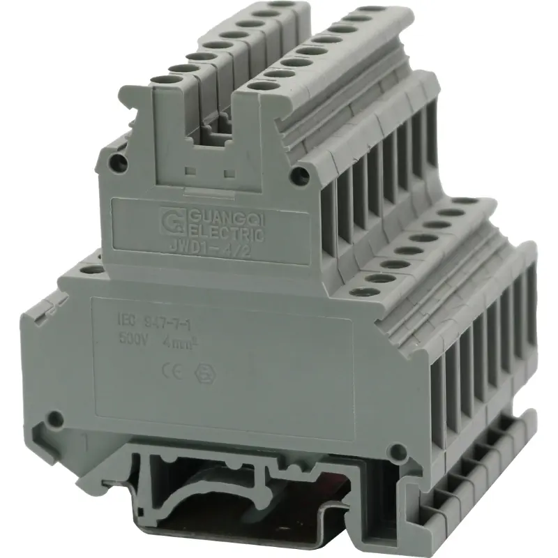 JWD1-4/2 Screw Type Double Layer Din-Rail TB