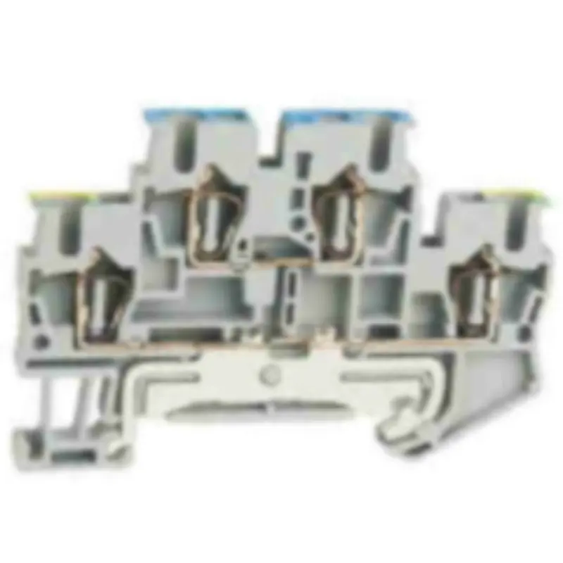 JWD2-2.5a/2-JD/N Spring Cage Double Layers(Upper/N and Lower PE) Terminal Block
