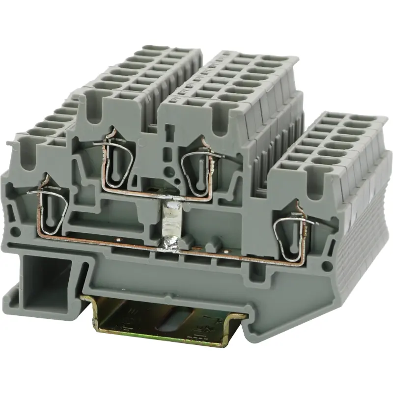 JWD2-2.5a/2 Spring-Cage Double Layer Din-Rail TB