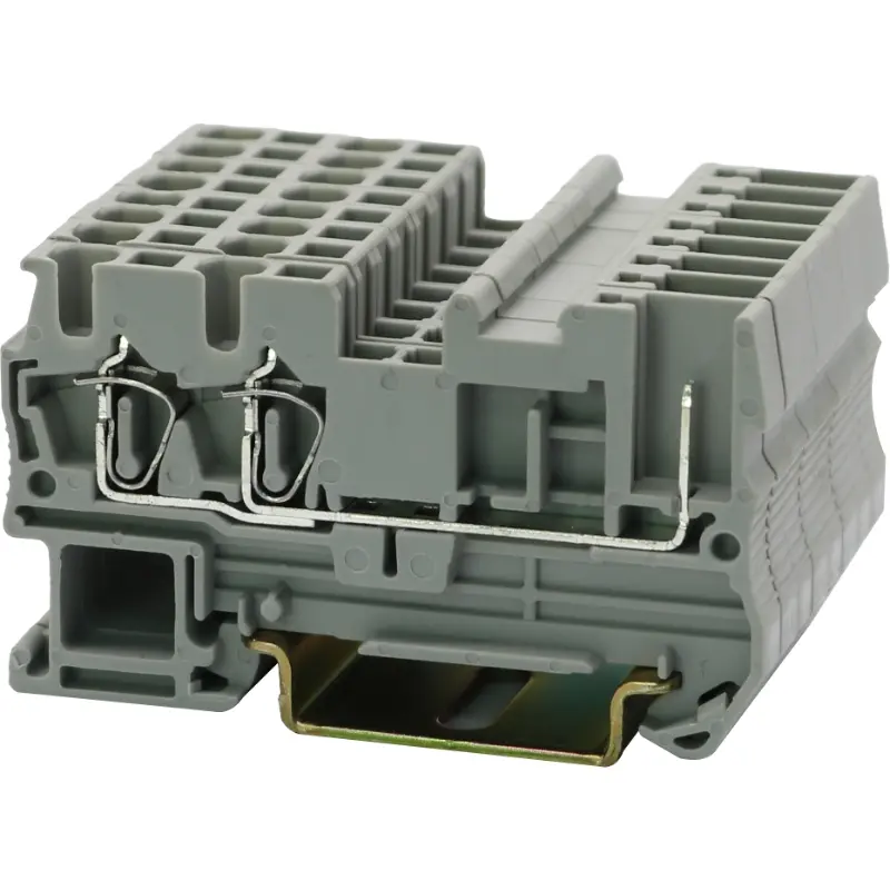 JWD2-2.5a/2-1P Spring-Cage Pluggable Din-Rail TB