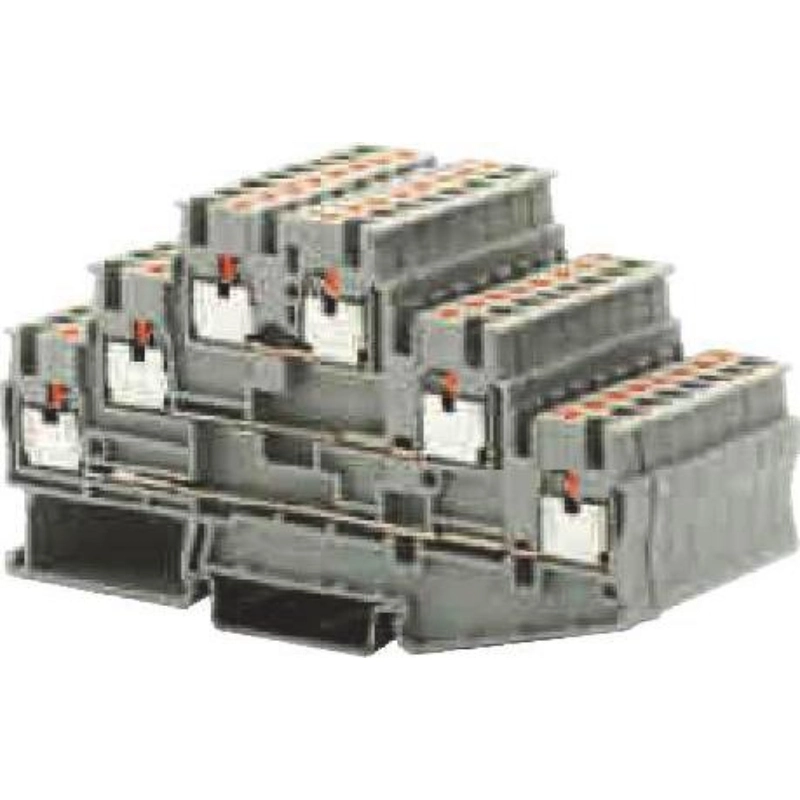 JWD2-2.5Z/3L 3 Layers Connected Terminal Block with Din Rail