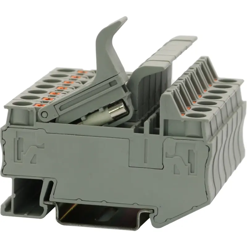 JWD2-4NZ/RD Push-in Fuse-Type Din-Rail TB