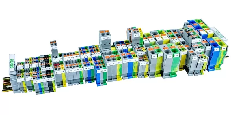 Push-In DIN-Rail Terminal Block