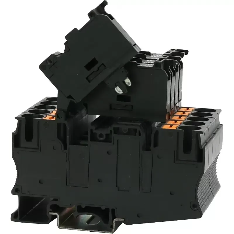 Push-In Fuse-Type Din-Rail Terminal Block