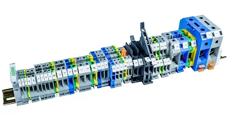 Screw Din-Rail Terminal Block