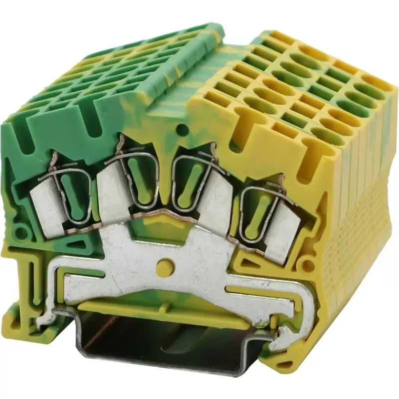 Spring-Cage Inclined Din-Rail Terminal Block