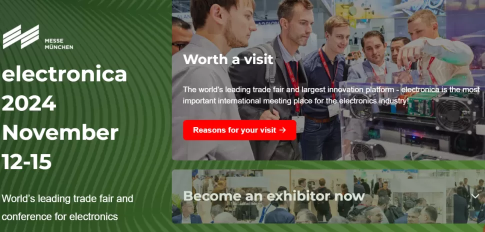 World’s Leading Trade Fair and Conference for Electronics